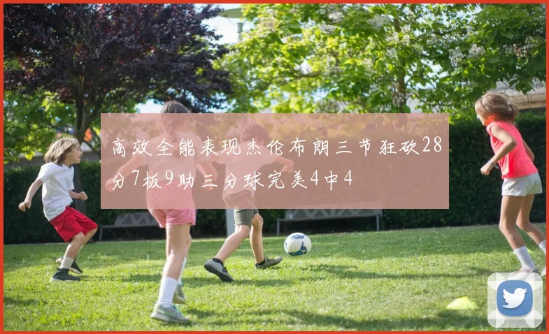 高效全能表现杰伦布朗三节狂砍28分7板9助三分球完美4中4